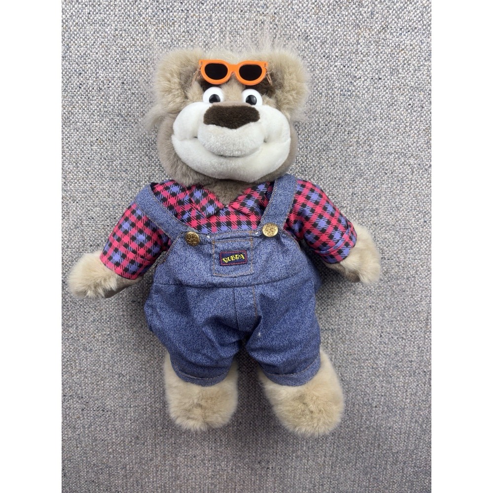 17" Real Talking Bubba Bear Plush Toy 1997 By Tyco WORKING Vintage W Glasses